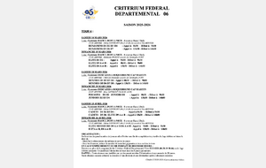 Critérium Fédéral Tour 4 - 28-29/03/2026