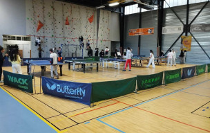 Animation Tennis de Table au Telethon 2025 du Lycée de Vence